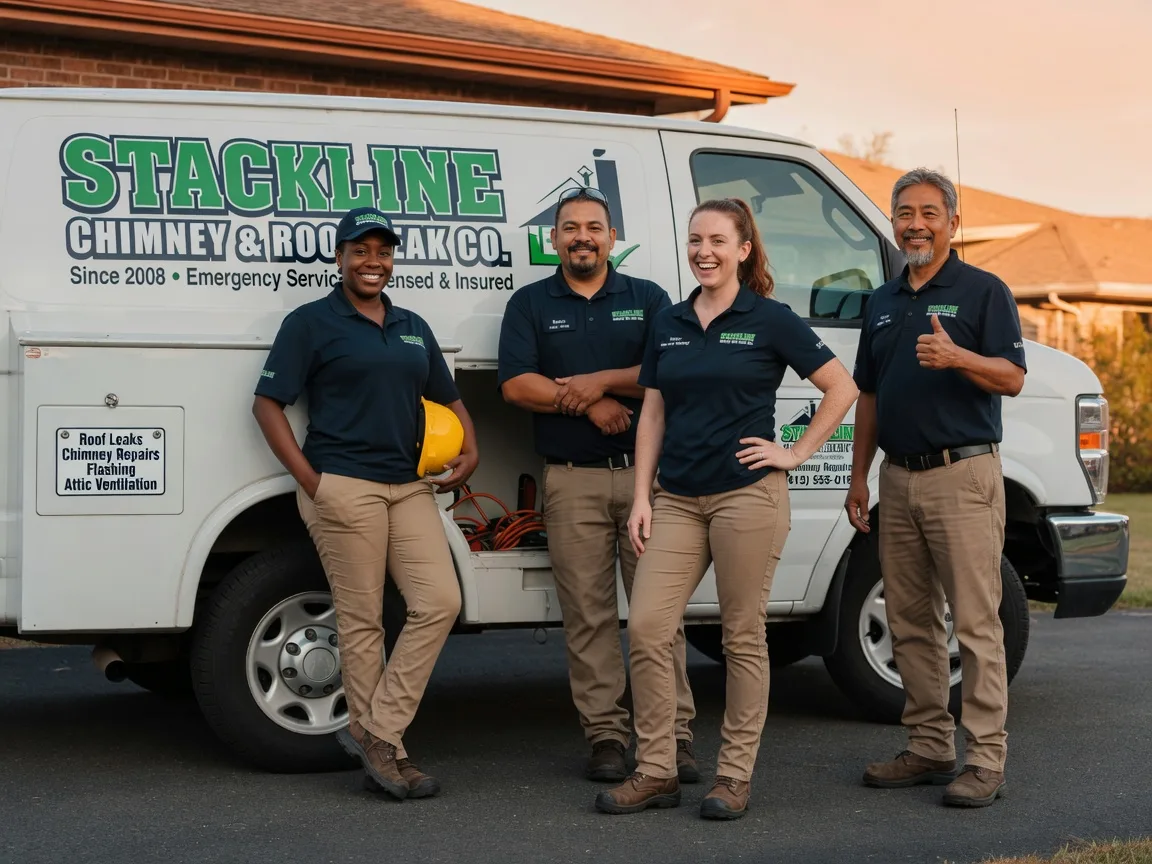 Chimney flashing repair company in Dolphin, VA